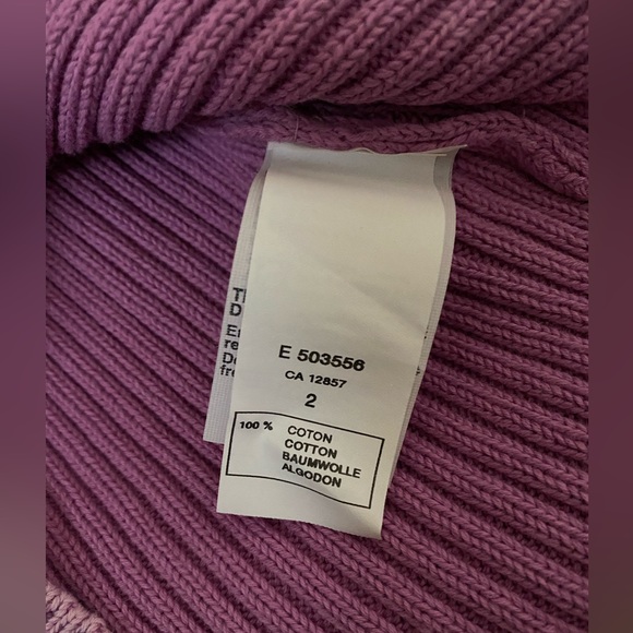 Cotton zippered cardigan sweater - Picture 5 of 6